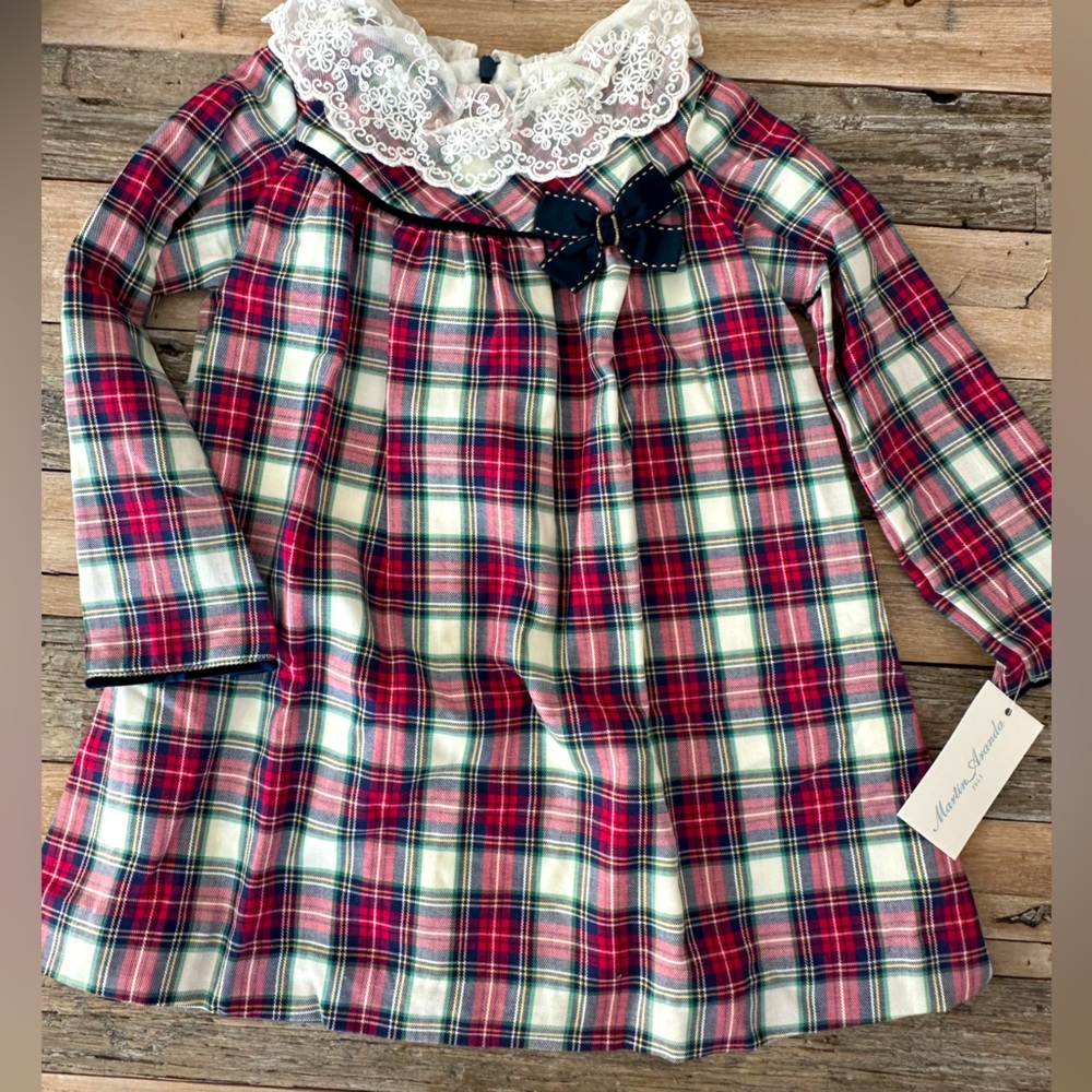 NWT Martin Aranda made in Spain girls dress in size 3 & 4
